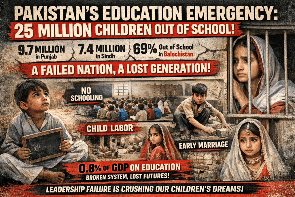 25 Million Children Out of School: Pakistan Faces an Education ...
